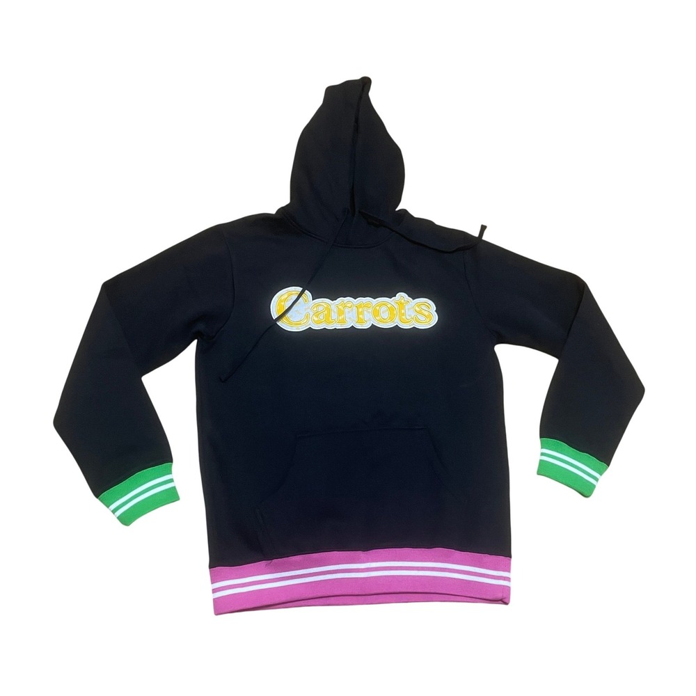 Carrots by Anwar Carrots x Brisk Hoodie Men's Medium Black Green Pink Streetwear
